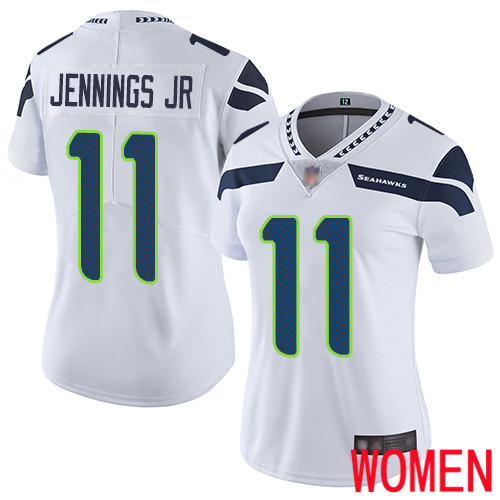 Seattle Seahawks Limited White Women Gary Jennings Jr. Road Jersey NFL Football 11 Vapor Untouchable